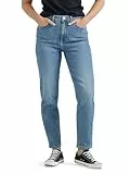 Lee Damen Legendäre High Rise Mom Jeans, Glowing Review, 38 Kurz