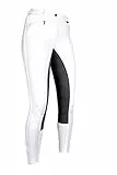 HKM 5909 Reithose Basic Belmtex Grip, Mädchen Damen Hose, 3/4 Gripbesatz, 116-54