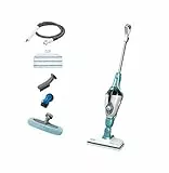 Black+Decker Dampfbesen FSMH1321 (1.600W, Dampf Reiniger für Boden, Fenster uvm. & Textilien und Polstermöbel-Auffrischung, automatische Dampfmengen-Einstellung, inkl. Zubehör)