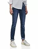 Street One Damen A378402 Jeans im Casual Fit, Dark Blue Wash, 31W / 32L