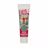 FunCakes Food Colour Gel Eukalyptus: Hochkonzentrierte Lebensmittelfarbe für Teig, Creme, Fondant, Marzipan. Einfache Dosierung. Einzelne Tropfen, um lebendige Farben zu erzeugen. Halal. 30 g.