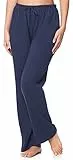 Merry Style Damen Schlafanzugshose MPP-001 (Dunkelblau (70019), XL)