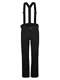 Ziener Herren TAGA Ski-Hose/Schnee-Hose | wasserdicht, warm, Träger, Black, 52