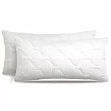 Siebenschläfer Kopfkissen 40x80 2er Set – Nachfüllbares Kissen Doppelpack mit Mikrofaser-Füllung (40 x 80 cm)