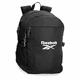 Reebok Carson Rucksack, Schwarz, 30 x 47 x 18,5 cm, Polyester, 26,09 l von Joumma Bags, Schwarz, Talla única, Tagesrucksa