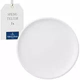 Villeroy & Boch – Artesano Speiseteller 27 cm Weiß, Spülmaschinenfest, Mikrowellensicher, Geschirr Keramik, Essteller, Teller Modern, Premium Porzellan
