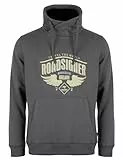 ROADSIGN australia Herren Sweatshirt Komfortables Tube mit markanter Markenbotschaft für kalte Tage anthrazit, XL