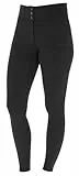 Covalliero Reithose Highwaist, Reithose für Damen, mit Vollbesatz, Handytasche, Glitzerapplikation, schwarz, Gr. 38