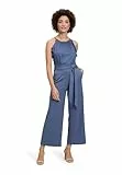 Vera Mont Damen Jumpsuit mit Volant Blue Stone,42