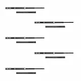 Emuca - Schubladenschienen kugellager 45mm x 500mm, Set aus 5 Paar aus schubladenauszug Vollauszug, schwarz