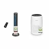 Levoit 23dB Leiser Turmventilator, Ventilator mit Kühlung+Core Mini - Aroma Luftreiniger