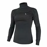 Back on Track Damen Bekleidung Rollkragensweatshirt, Schwarz, L