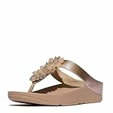 FitFlop Fino Kugel-Bead Zehentrenner für Damen, Keilabsatz, 42 EU