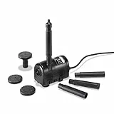 esotec Solar Einzelpumpe Ersatzpumpe Tauchpumpe Fountain 200 | Garten-Teich-Pumpe Teichpumpe universell einsetzbare Ersatz-Pumpe 6-9VDC IP68 101986