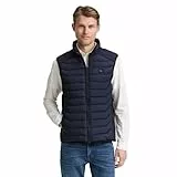 TOM TAILOR Herren 1046222 Weste, 10668-Sky Captain Blue, M