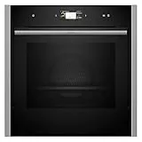 NEFF B64VS71N0, N 90, Einbau-Backofen, Made in Germany, Integrierbarer Backofen 60 x 60cm, Slide&Hide, Full Touch TFT-Display, Favorit, Vario Steam, Soft Open & Close, Schwarz