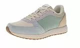 Woden WL740 Ronja - Damen Schuhe Sneaker - 318-Beige-Multi, Größe:42 EU