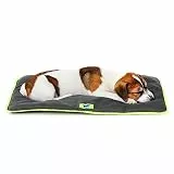 Ferplast Hundematte & Katzenmatte Klein - Waschbares Hundebett - Hundekissen - Wasserdicht & Kratzfest - Matte für Hundehütten und Auto, Hundekorb - Jolly - 65 x 48 cm, SM, SCHWARZ