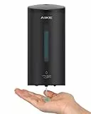 AIKE AK1205E Automatischer Seifenspender Wandmontage, Gewerblich Große Kapazität Edelstahl Flüssigspender für Esszimmer und WC