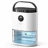 CONOPU 2300ml Luftentfeuchter, Elektrischer Luftentfeuchter mit Feuchtigkeitssensor, Luftentfeuchter Auto, 48h Leiser Schlafmodus, Automatische Abtauung, Überlaufschutz