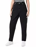 Tommy Jeans Damen Mom Jean Uhr TPR Ai4185Dw0Dw21389 Zugeschnitten, Denim (Denim Black), 30 W/30 L