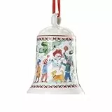Hutschenreuther Weihnachten Sammelkollektion 2025 Porzellanglocke Weihnachtsspiele Weihnachtsglocke, 12 cm