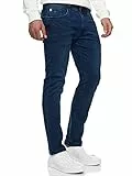 Indicode Herren INCoil Jeanshose aus 77% Baumwolle Super-Stretch | Denim Herrenjeans Work Blue, 36/32