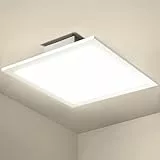 Slevoo LED Deckenleuchte Flach 18W, 2000LM Super Hell Deckenlampe, 4000K Neutralweiß Panel Lampe für Badezimmer Küche Wohnzimmer Schlafzimmer Flur, 30x30CM Weiß