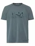 VAUDE Men's Gleann T-Shirt II, Herren T-Shirt zum Wandern und Reisen, Heron Uni, 3XL