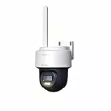 HiLook by HIKVISION WLAN Außenkamera 4MP (2560×1440) – Smart Outdoor Überwachungskamera mit Bewegungserkennung, Nachtsicht (30m), 2-Wege-Audio, SD-Karten-Slot, kabellose Installation