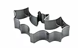 Zenker Ausstecher Fledermaus – Ideal für Halloween und Batman-Themenpartys, Ausstechform aus Edelstahl, spülmaschinenfest, designed in Germany, Silber