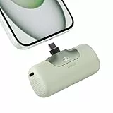 iWALK Powerbank 5500mAh Mini USB C Power Bank 22.5W Fast Charging Powerbank Klein Leicht Kompakte Externe Handyakkus für iPhone 17/16/15 17 Pro Max iPad, Samsung Galaxy S24/S25, Android Handy