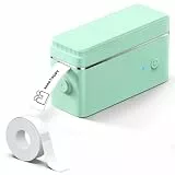 P31B Label Printer With 1 roll Tape (160sheets), Includes Portable Wireless Connection And Multiple Templates, File System Out Fast For Printing Addresses, Signs, Clothing Labels In Offices, Homes