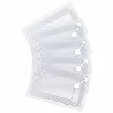 NFC21 NFC Karte transparent, 5 Stück, NTAG213 Chip, PVC, 85,6 x 54 mm, wasserfest