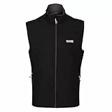 Regatta Herren Bradwell Iii' Full Zip Wind Resistant Softshell Gilet Westen, Schwarz, 3XL EU