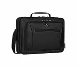 WENGER Insight Laptop-Tasche zum Umhängen bis 15,6 Zoll, Tabletfach, Aktentasche, Organizer, 10 l, Damen Herren, Alloy (Grau), 600646