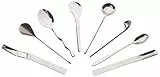 Alessi Mspoonset Il Caffe Set bestehend aus 8 Espressolöffel - Geschenkverpackung