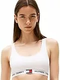 Tommy Hilfiger Damen Bralette Unlined mit Logobund, Weiß (White), S