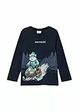 s.Oliver Junior Jungen 2173434 T-Shirt Langarm, Blue, 128/134