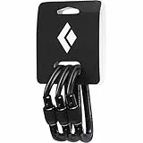 Black Diamond Schraubkarabiner HOTFORGE SCREWGATE 3 Pack mit Keylock, Farbe:Black