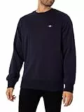 Gant Herren Reg Shield C-Neck Sweatshirt, Evening Blue, XL EU
