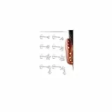 Kakonia 16G Helix Piercings Silber Tragus Piercing Chirurgenstahl Conch Piercing Ohr Tragus Ohrringe Nasenpiercing Stecker Hypoallergen Conch Labret Medusa Piercings Lippenpiercing CZ Ohrschmuck