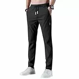 Generisch Jogginghose Herren Lang Sporthose Leichte Atmungsaktiv Schnelltrocknend Trainingshose Freizeithose Relaxhose Bequeme Hose Herr Polyester Cargo Hosen Modern