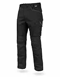 WÜRTH MODYF Bundhose Stretch X - professionelle Arbeitshose für Herren - Bundhose mit Reißverschluss - in der Größe 52 in Schwarz