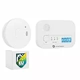 Double fire safey Set Smartwares Rauchmelder FSM-11710 + CO-Melder FGA-13041