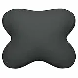 Edda Lux Bezug passend für Tempur OMBRACIO Schlafkissen, 60/56 x 50/48 cm, formbeständiger Jersey Kissenbezug für Schmetterlingskissen, aus 100% Baumwolle, in Anthrazit