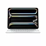 Apple iPad Magic Keyboard Case für das 11'' iPad Pro (M4) für angenehmes Tippen, integriertes Trackpad, Reihe mit Funktionstasten, Deutsch - Weiß 