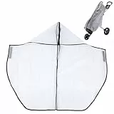 Golftasche Regenhülle, 121x63cm Wasserdichte Transparent PVC Golf Regenhaube schützende Golf Reisetasche Cape Cover Tragbares Golfschutz Zubehör für Golf Schiebewagen Golf Trolley Regenschutzhüllen