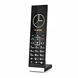 Gigaset Style 800HX – Telefon/Mobilteil/Handset mit Ladeschale für Router(Fritzbox,Speedport kompatibel)-HDVoice&CAT-iq 2.0–2,8' TFT-Farbdisplay–Elegantes Design–Schwarz[Deutsche Version][Ohne Basis]
