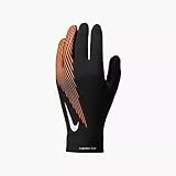 Nike Academy Therma-Fit-Fußballhandschuhe, Black/Hyper Crimson/Metallic S, HF0546-014, L